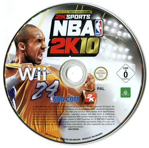 NBA 2K10 cover or packaging material - MobyGames