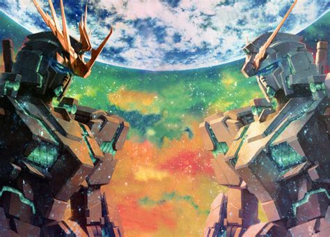 Image - Gundam UC - Banshee 02 & Unicorn 01.jpg - Gundam Wiki