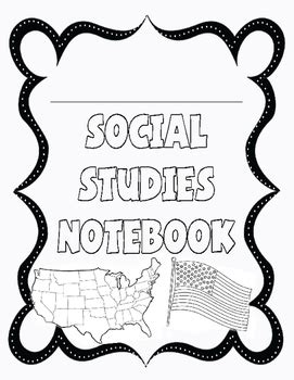 Interactive Social Studies Notebook Cover by Erin Roberts | TpT