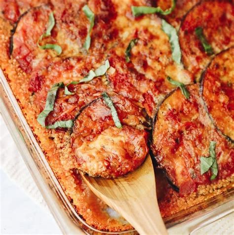 Eggplant Parmesan Quinoa Casserole - The Healthy Maven