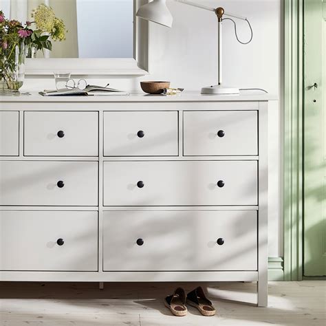 HEMNES 8-drawer dresser, white, 63x37 3/4" - IKEA