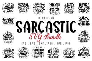 Sarcastic SVG Bundle | Funny Quotes Graphic by dapiyupi · Creative Fabrica | Lettering quotes ...