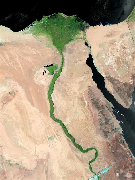 NASA Visible Earth: The Nile Delta, Egypt