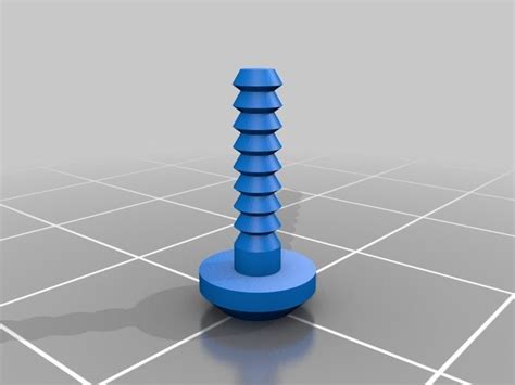 Push Fit Plastic Rivet free 3D Model 3D printable STL | CGTrader.com