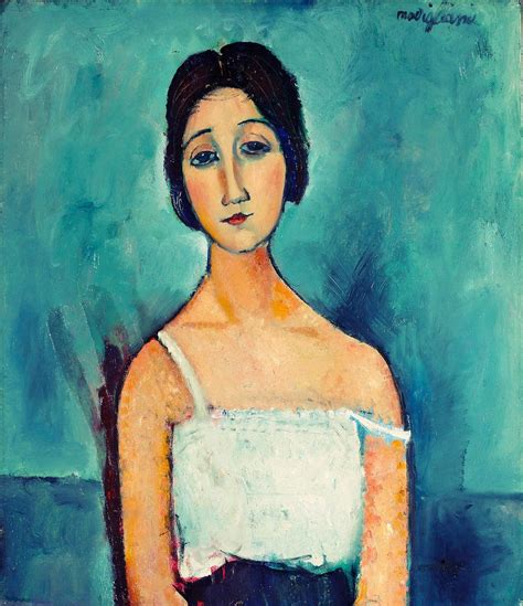 (Amedeo Modigliani, Christina, 1916) Amedeo Modigliani, Modigliani Paintings, Modigliani ...