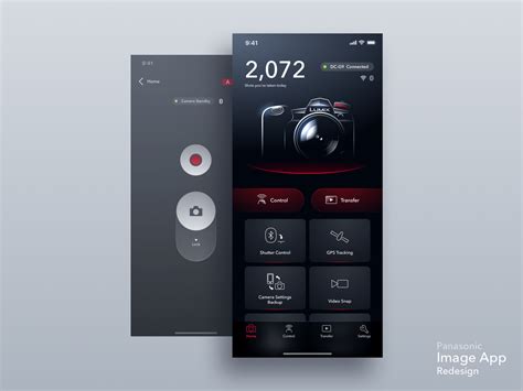 Camera Remote Control App by Alex Wang on Dribbble