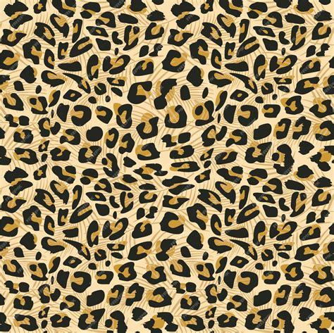 Premium Vector | Jaguar skin seamless pattern