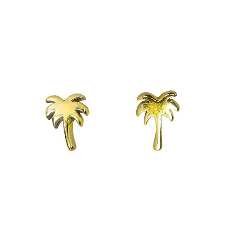 Pura Vida Palm Tree Stud Earrings | Fashion Earrings | Accessories ...