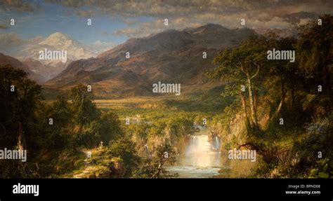 The Heart of the Andes, 1859, by Frederic Edwin Church Stock Photo - Alamy