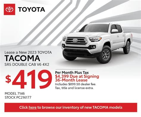 Toyota Lease Specials | Seminole Toyota