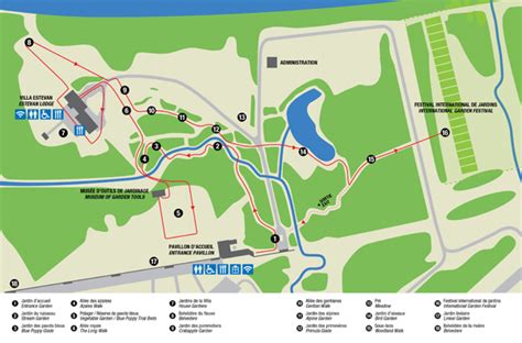 Montreal Botanical Garden Map | Fasci Garden