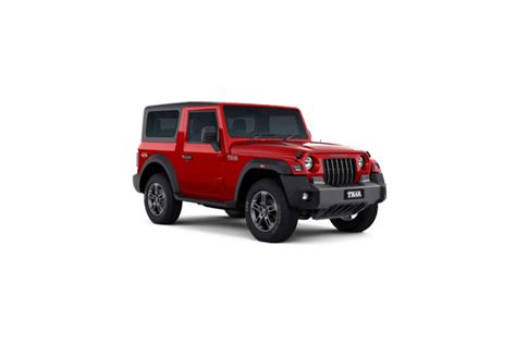 Mahindra Thar Red Rage Colour - Red Rage Thar Price