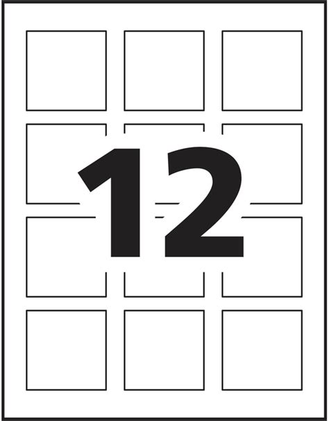 2x2 Printable Labels