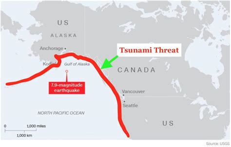 Tsunami Warning Lifted After Powerful Earthquake Strikes Alaska Today ...