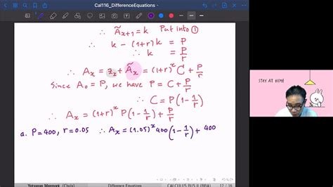 19 Applications of Difference Equations - YouTube