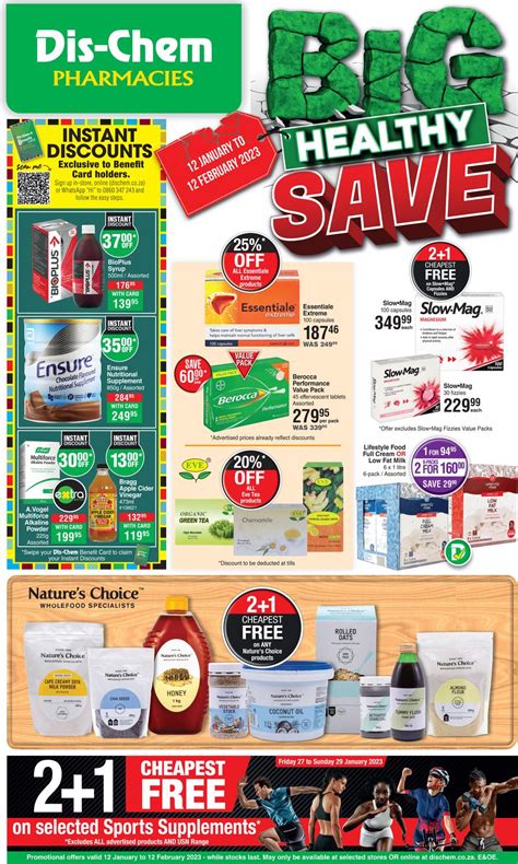 Dis-Chem : Big Healthy Save (12 January - 12 February 2023) — m.guzzle.co.za