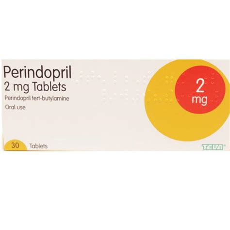 Perindopril 2mg Tablets, 30 Tablets - Asset Pharmacy