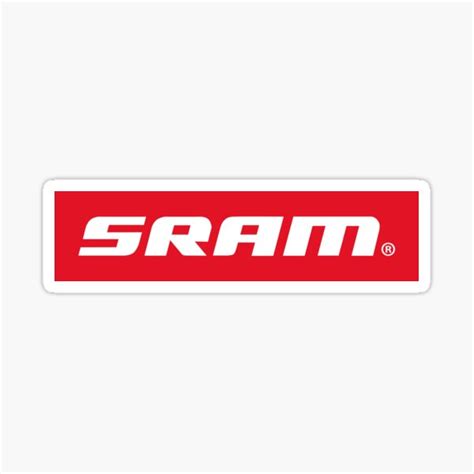 "SRAM Cycling Brands" Sticker by BenzoDesign | Redbubble