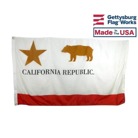 Original California Republic Historical Flag (The Bear Flag)