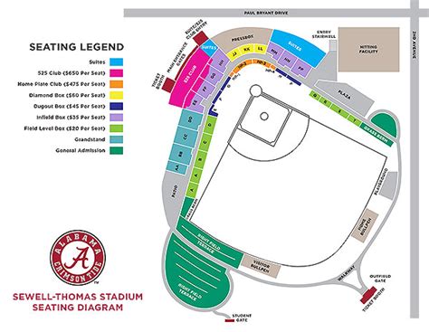 Bryant Denny Stadium Seating Chart Interactive | Cabinets Matttroy