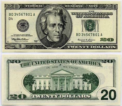 100 Dollar Bill Front And Back Actual Size