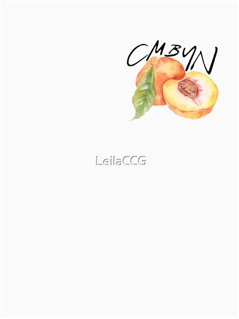 "Call Me By Your Name Peach " T-shirt by LeilaCCG | Redbubble