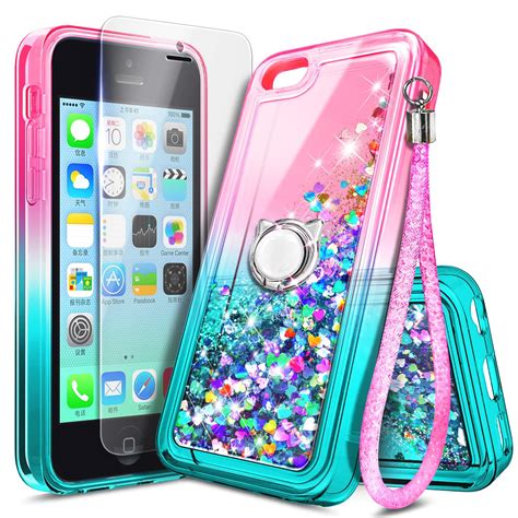 Iphone 5c Clear Sparkle Cases