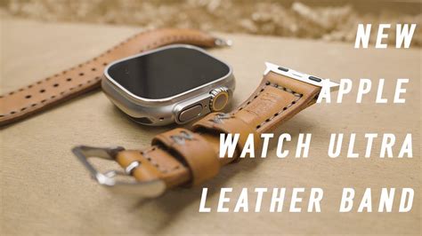 Making an Apple Watch Ultra Leather Watch Band | Walkthrough - YouTube