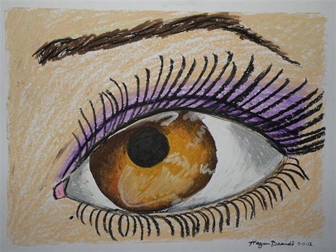 My Eye Reflection 1 Drawing by M Brandl | Fine Art America