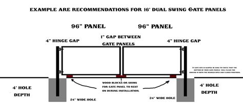 Installation Of Driveway Gates Diagram Dual Swing JDR | Custom Driveway ...