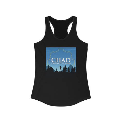 Women’s Ideal Racerback Tank Top – Chad: A Fallout 76 Story Podcast