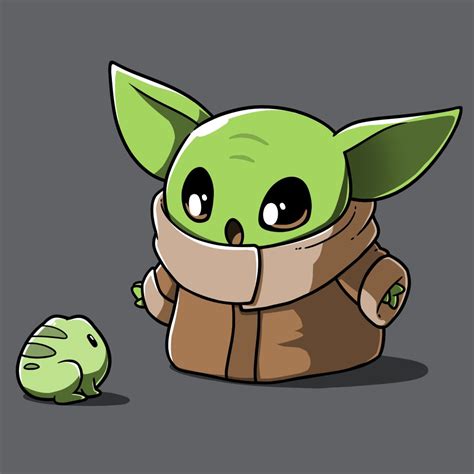 Cute Cartoon Drawings Of Baby Yoda