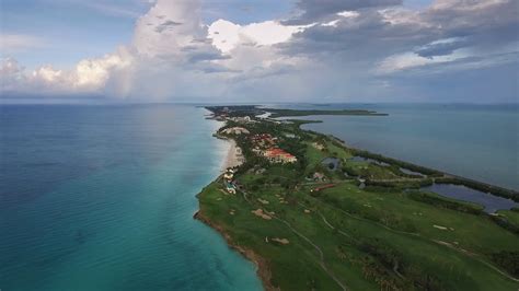 Aerial View Varadero Cuba Caribbean Sea Stock Footage SBV-315190255 ...