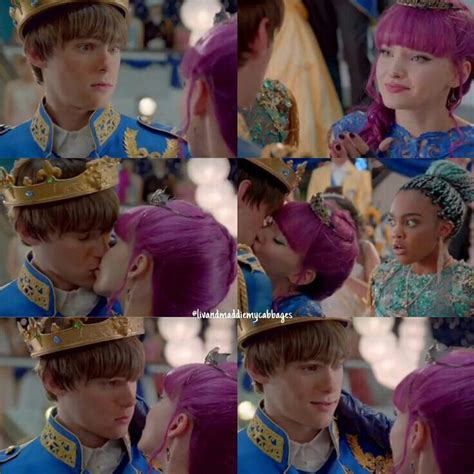 True Loves Kiss 💋 Works Every time ️ | Disney channel descendants, Disney decendants, Disney ...