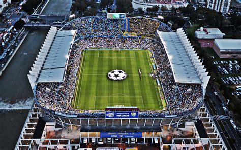 Download wallpapers La Rosaleda Stadium, Estadio La Rosaleda, Malaga CF ...