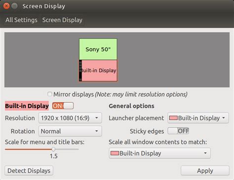 unity - How do you set scaling for a high dpi monitor and low dpi ...