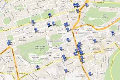 Edinburgh Free Fringe 2012 Venue Map – Dan Q