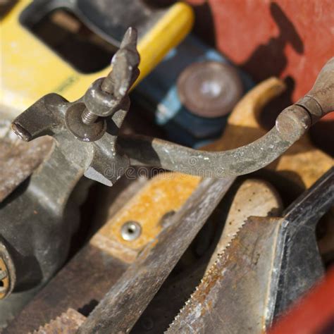 Old rusty tools stock image. Image of copper, building - 40632527