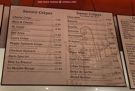 Online Menu of Crepes de Paris Restaurant, Palm Springs, California ...