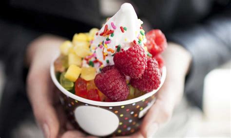 Frozen Yogurt with Toppings Recipe - Dish It Up