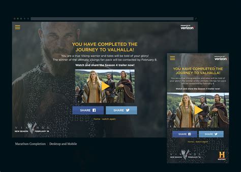 History Channel : Vikings | Microsite, Video Series | Behance