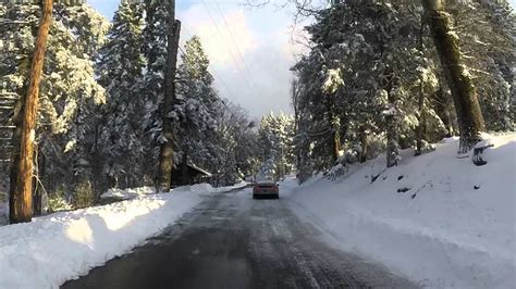 Palomar Mountain Drive in the Snow - YouTube