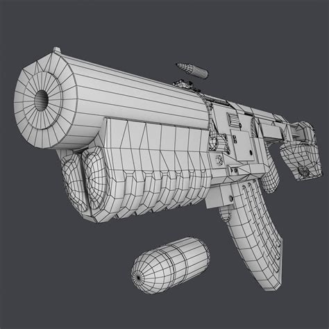 Sci-Fi Rifle 3D Model $59 - .max - Free3D