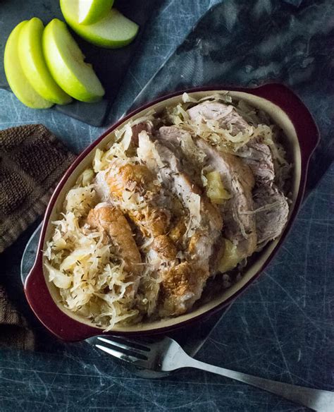 Slow Cooker Pork and Sauerkraut - Fox Valley Foodie