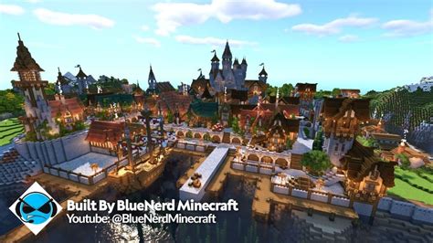 BlueNerd Minecraft on Instagram: “The Medieval Docks are finally ...