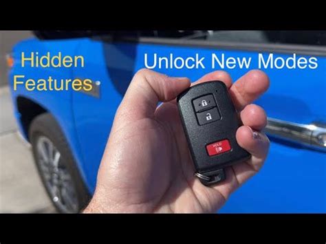 Toyota Smart Key Fob tricks, modes, and hidden features, anti-theft, physical key - YouTube