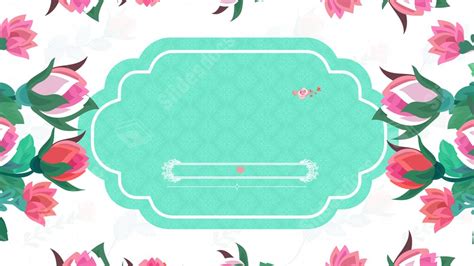 Pink Bloom Flower Advertising Powerpoint Background For Free Download ...