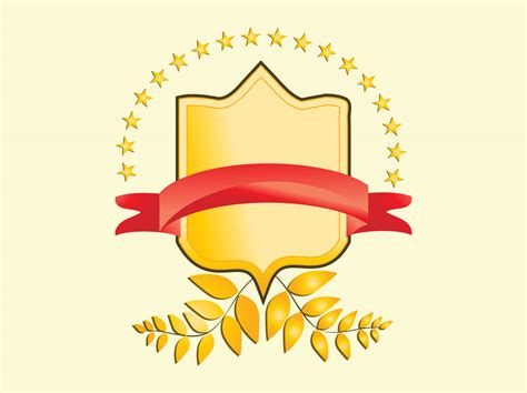 Golden Badge Vector Vector Art & Graphics | freevector.com