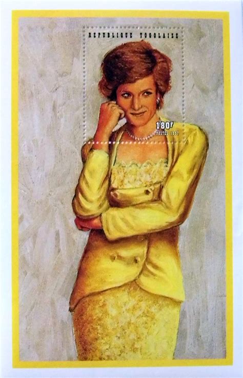 Princess Diana "Yellow Dress" Commemorative Stamp Sheet Is… | Flickr