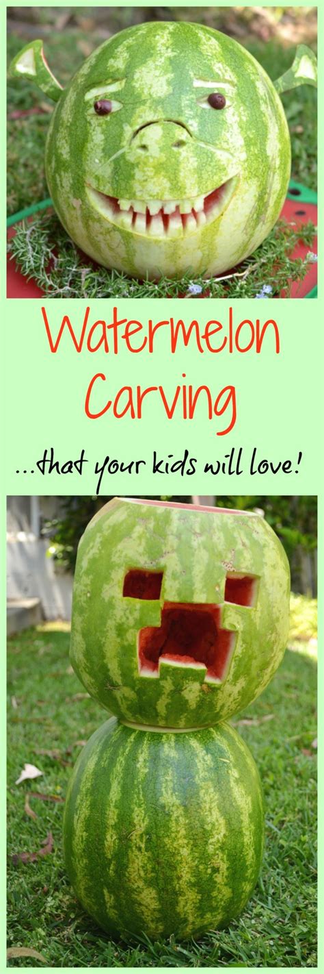 Easy Watermelon Carving Ideas - Jolly Tomato